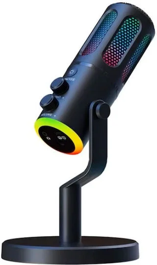 Φωτογραφία προϊόντος: Andowl Q-MIC330 Δυναμικό Μικρόφωνο με USB Type-C Επιτραπέζιο