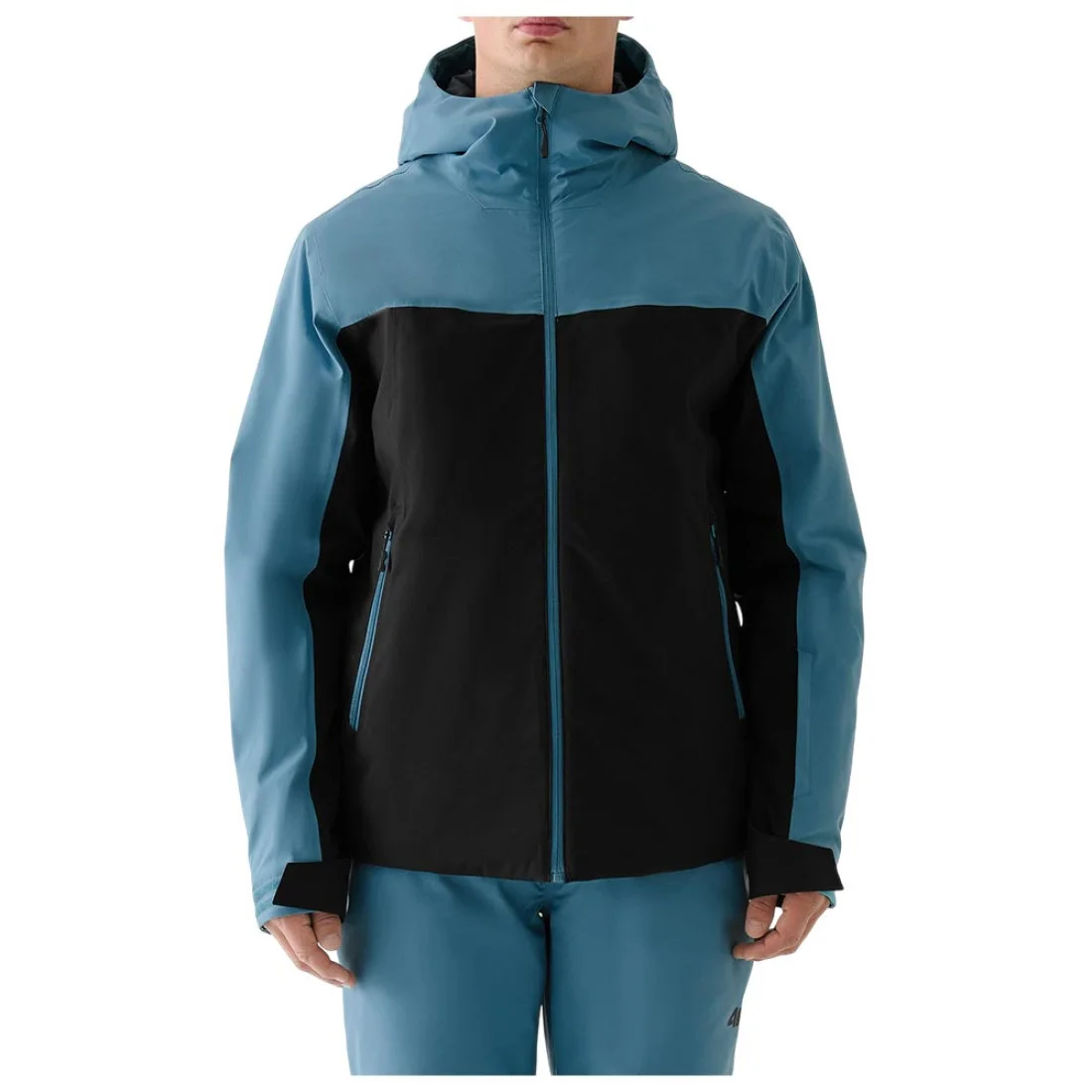 Φωτογραφία προϊόντος: 4F Ανδρικό μπουφάν Technical Jacket 4FWAW25TTJAM0787-46S Μαύρο-Πετρόλ