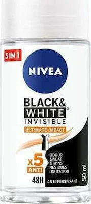 Φωτογραφία προϊόντος: Nivea Deodorant Women Black & White ULimate Impact Roll-On 50ml