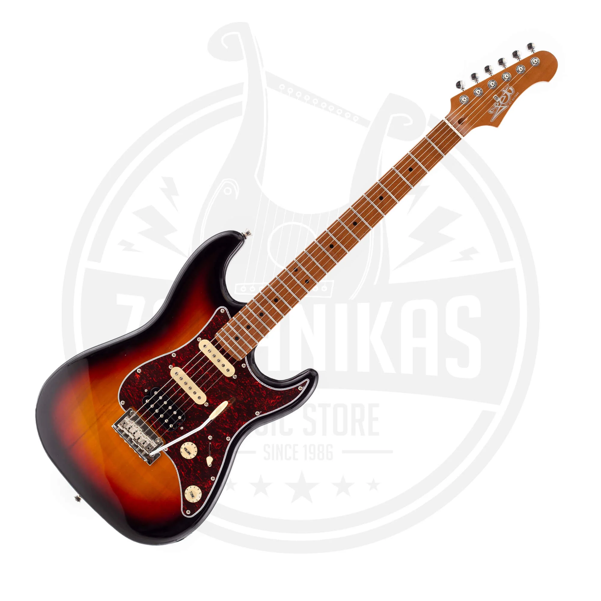 Φωτογραφία προϊόντος: JET Guitars JET JS-400 SB Stratocaster HSS Ηλεκτρική Κιθάρα Sunburst
