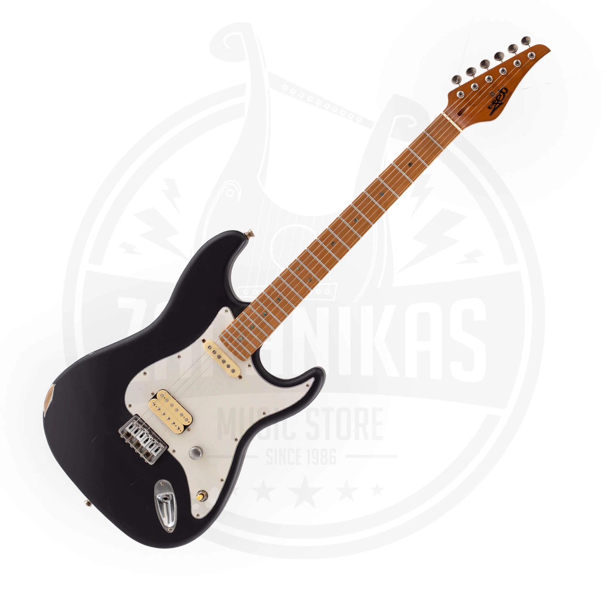 Φωτογραφία προϊόντος: JET Guitars JET JS-800 Relic BK Stratocaster HS Ηλεκτρική Κιθάρα Black