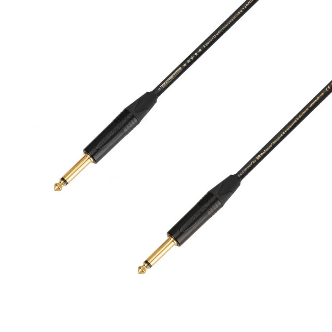 Φωτογραφία προϊόντος: Adam Hall K5IPP0300 5Star Series Καλώδιο Οργάνων 1/4 Mono Jack - 1/4 Mono Jack 3m Μαύρο