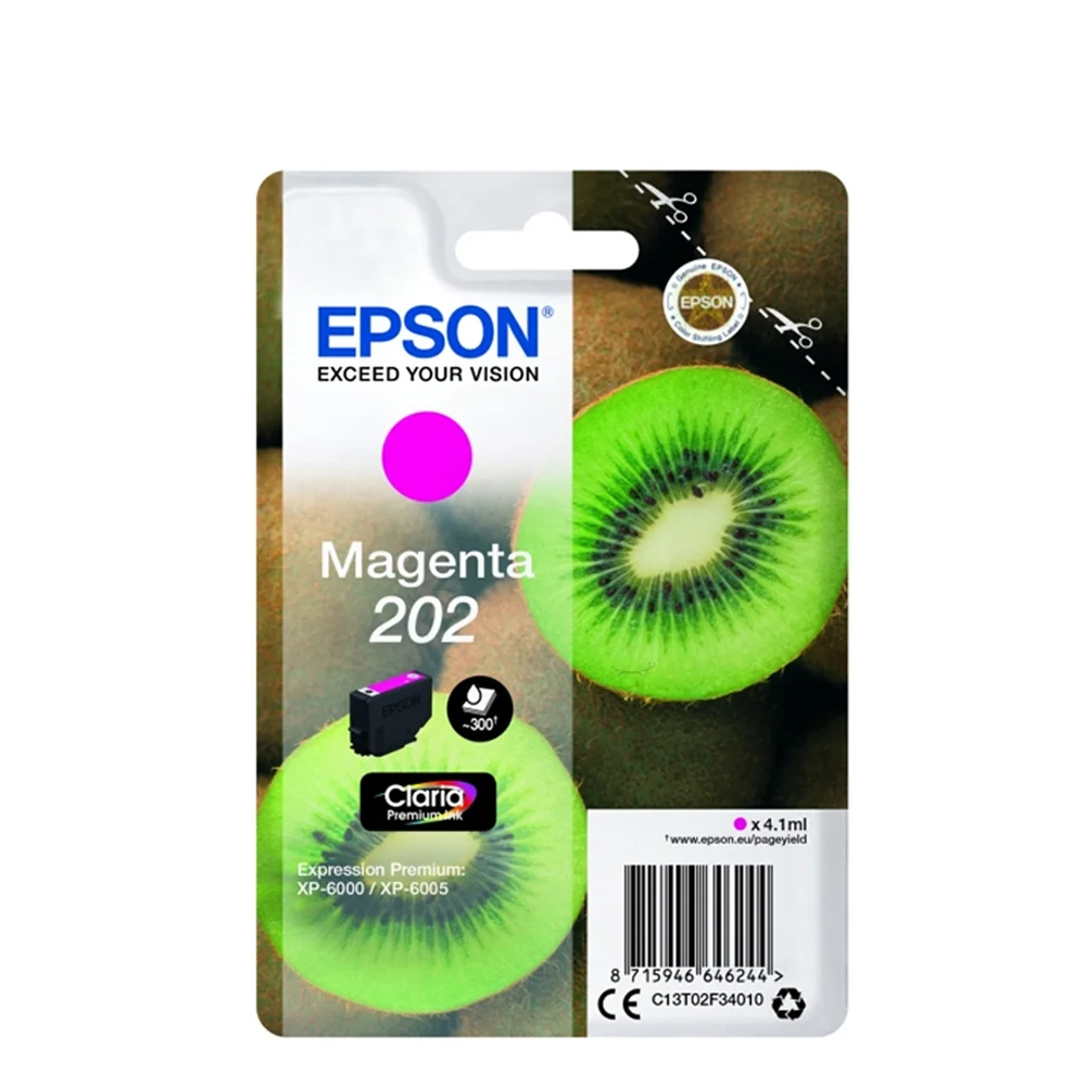 Φωτογραφία προϊόντος: Epson Μελάνι Inkjet 202 Magenta (C13T02F34010) (EPST02F340)