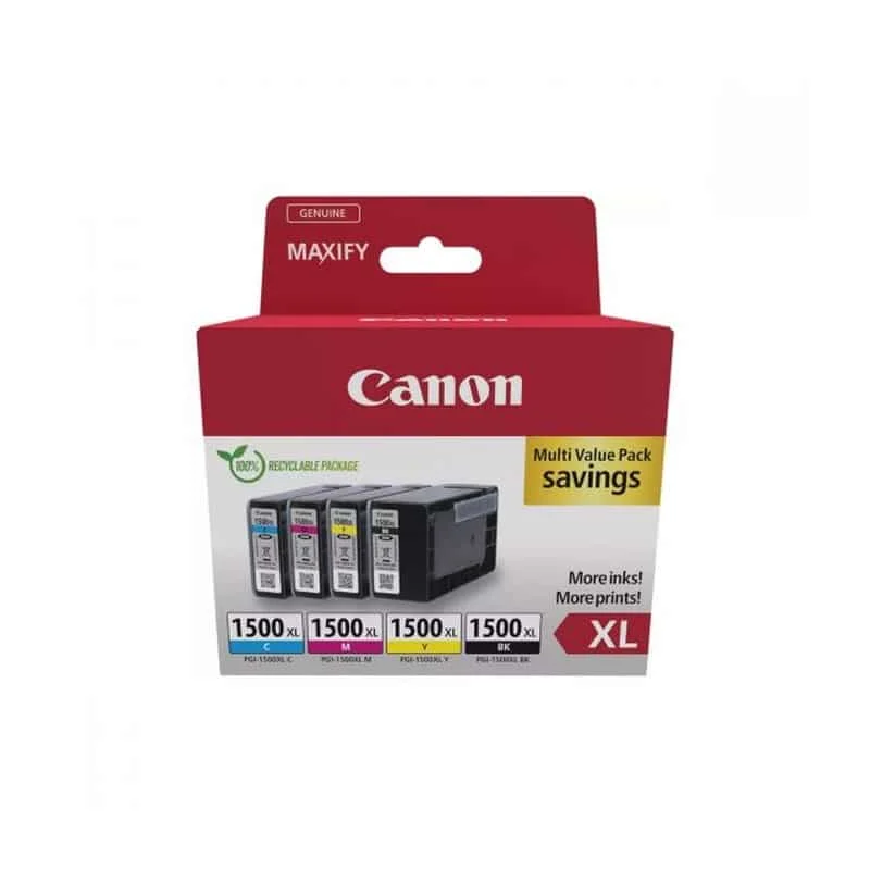 Φωτογραφία προϊόντος: Μελάνι CANON INK PGI-1500XL BK/C/M/Y MUL