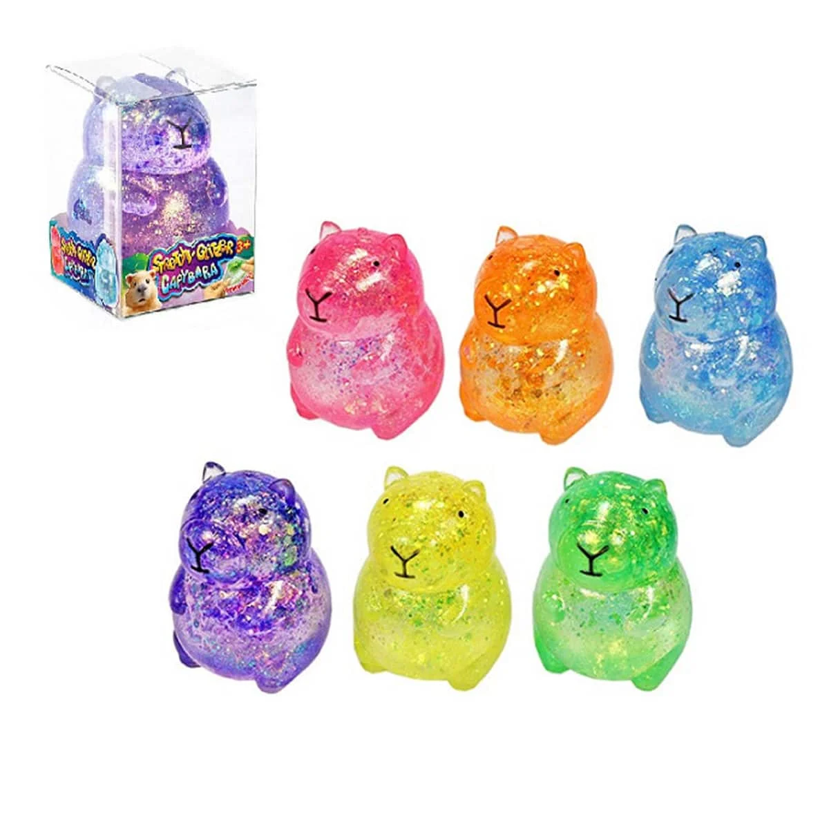 Φωτογραφία προϊόντος: Squishy Antistress Fun Trading Stretchy Glitzer Capybara