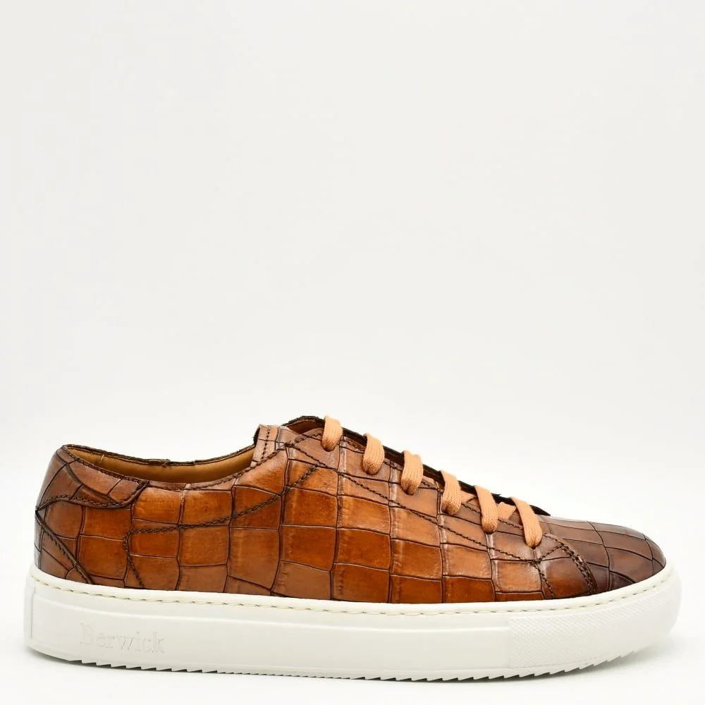 Φωτογραφία προϊόντος: BERWICK 1707 Sneakers Ανδρικά Berwick D586-CUERO σε καφέ δέρμα με διακριτικές διχρωμίες