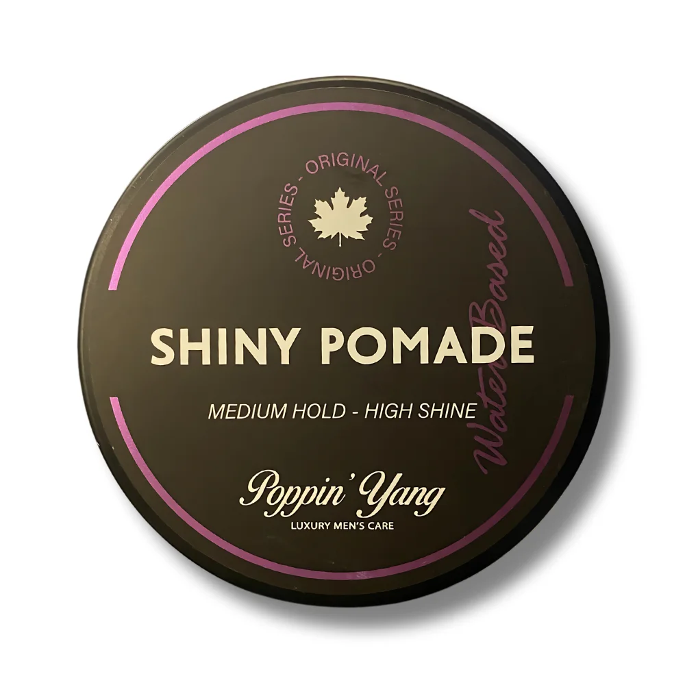 Φωτογραφία προϊόντος: Πομάδα Μαλλιών Poppin’ Yang Shiny Pomade 108gr με Έλαιο Πλάτανου