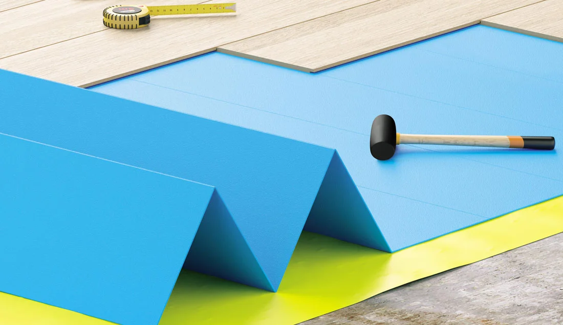 Φωτογραφία προϊόντος: CEZAR Υπόστρωμα για laminate EXPERT RAPID MATT XPS 3mm - ακορντεόν - δέμα 11 m2 |