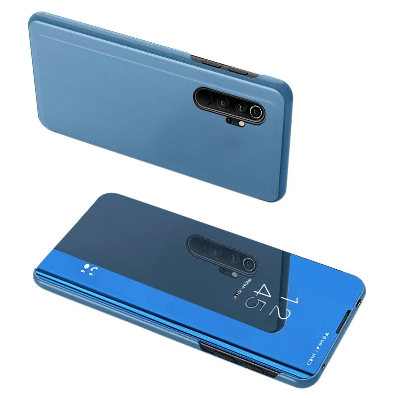 Φωτογραφία προϊόντος: POWERTECH θήκη Clear view MOB-1551, Xiaomi Mi Note 10 Lite, μπλε