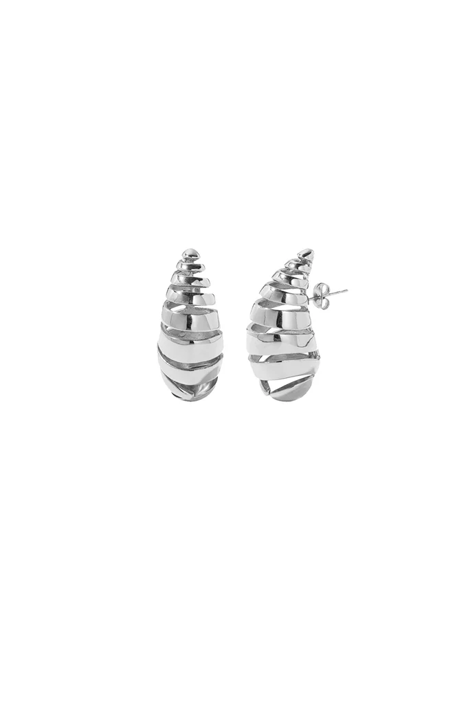 Φωτογραφία προϊόντος: Regalis Adeu Small Silver Steel Earrings