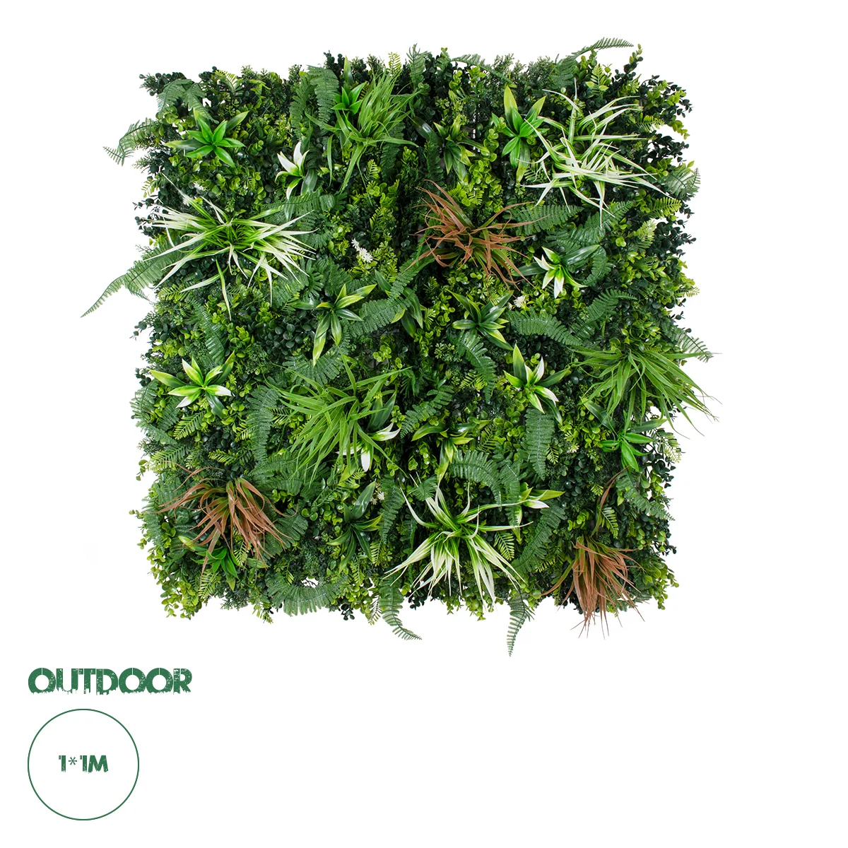 Φωτογραφία προϊόντος: GloboStar® Artificial Garden JUNGLE FERN 20351 Τεχνητό Διακοσμητικό Πάνελ Φυλλωσιάς - Κάθετος Κήπος σύνθεση Ζούγκλα Φτέρης Μ100 x Π100 x Υ20cm
