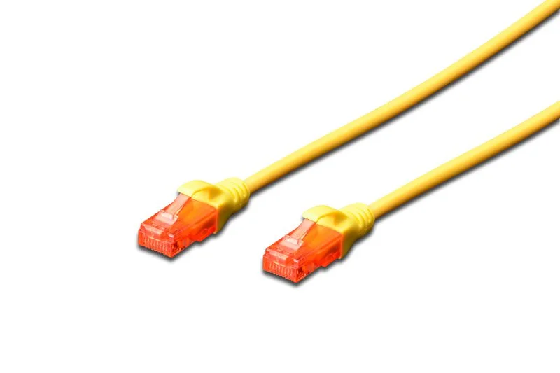 Φωτογραφία προϊόντος: UTP 0.25m Cat6 Digitus Κίτρινο LSOH snagless
