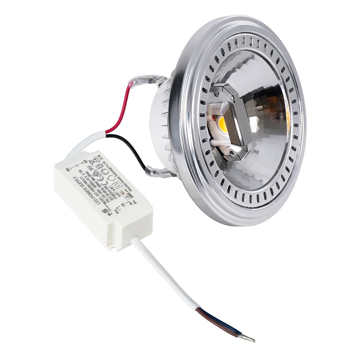 Φωτογραφία προϊόντος: GLOBOSTAR® DARKO 60379 Σποτ AR111 LED 14W 1638lm 40° AC 220-240V IP20 Φυσικό Λευκό 4500K - Indirect Anti-Glare Reflector - Bridgelux High Lumen COB Gen2 & TÜV SÜD Driver - Μ11.1 x