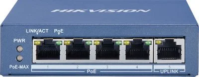 Φωτογραφία προϊόντος: Hikvision DS-3E0505P-E/R 5-Port Gigabit PoE Repeater