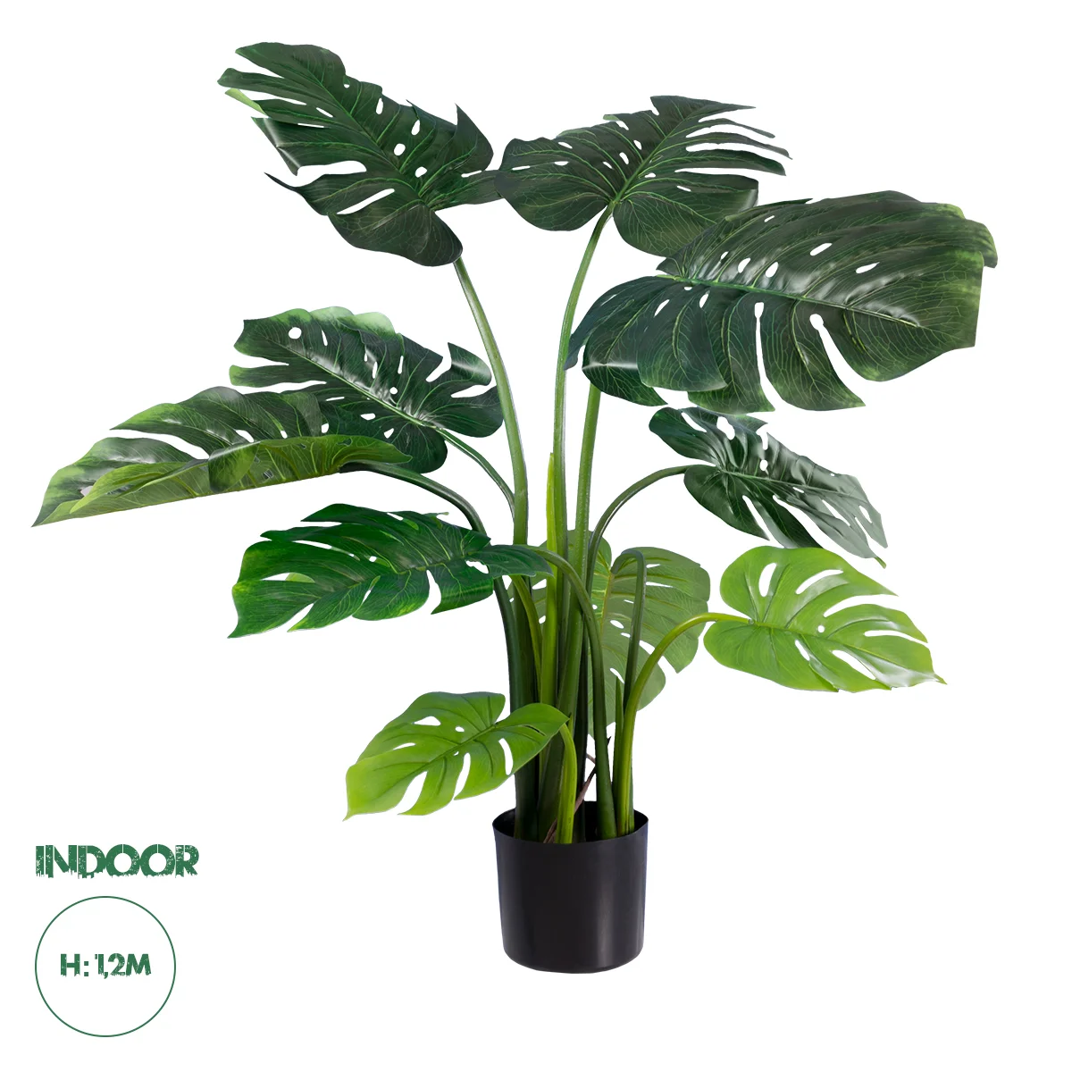 Φωτογραφία προϊόντος: GloboStar® Artificial Garden MONSTERA PLANT 20002 - Τεχνητό Διακοσμητικό Φυτό Μονστέρα Υ120cm