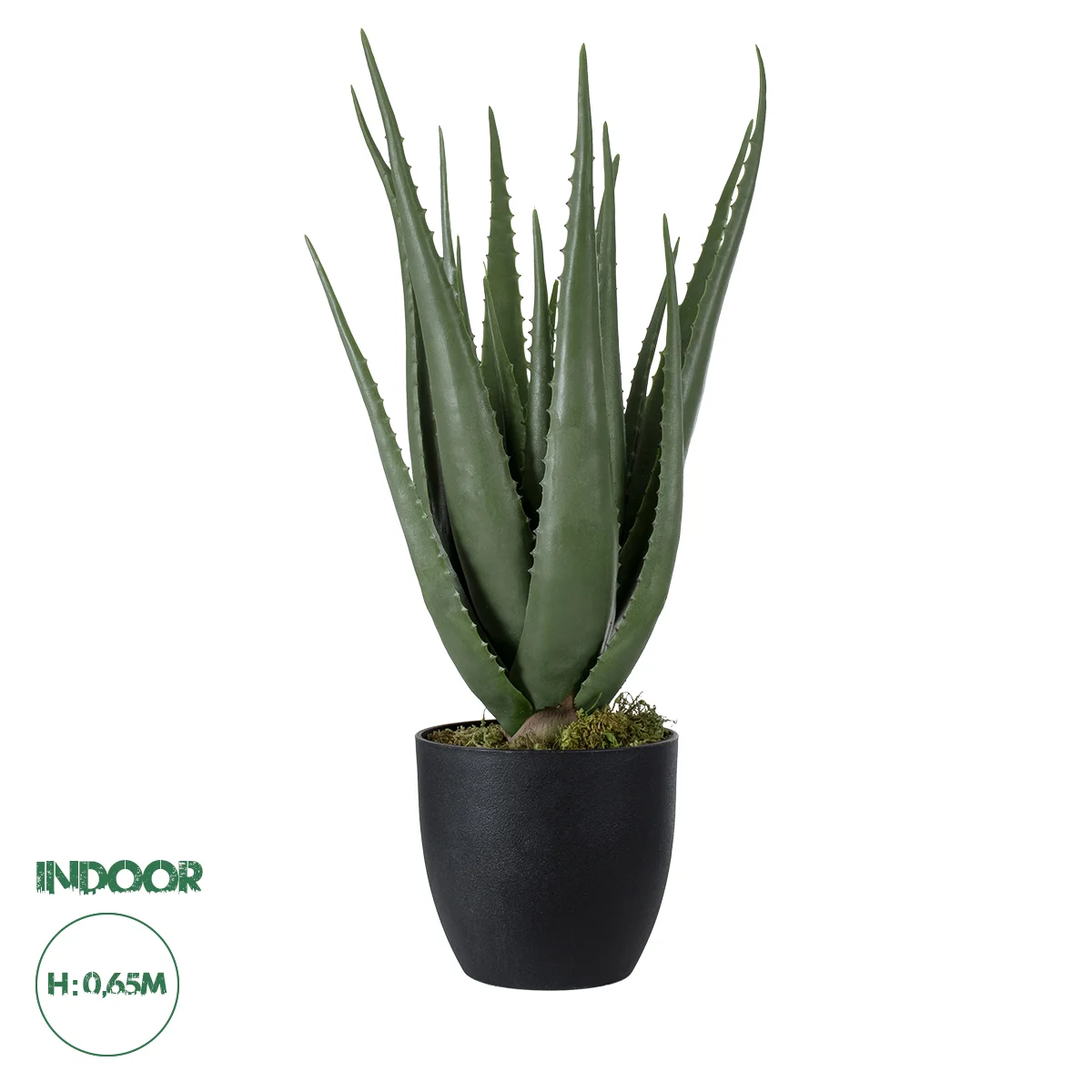 Φωτογραφία προϊόντος: GloboStar® Artificial Garden ALOE 20066 Τεχνητό Διακοσμητικό Φυτό Αλόη Υ65cm