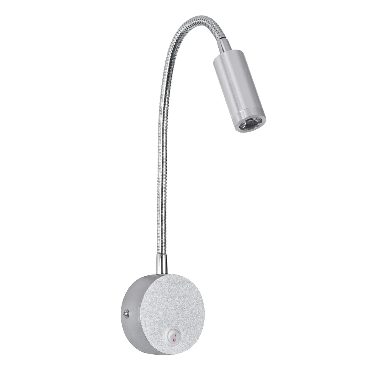 Φωτογραφία προϊόντος: GLOBOSTAR® GOOSE 60879 Μοντέρνο Φωτιστικό Τοίχου - Απλίκα Ξενοδοχείου Reading Light LED 3W 300lm 36° AC 220-240V IP20 Φυσικό Λευκό 4500K - CREE XPE Chip & TÜV SÜD Driver - Σατινέ Ν