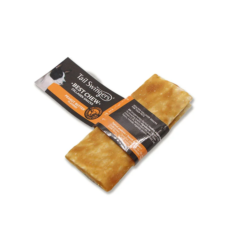 Φωτογραφία προϊόντος: Λιχουδιά Σκύλου Collagen Stick Πλακέ με Κολλαγόνο Φυστικοβούτυρο 2τμχ 13.5cm