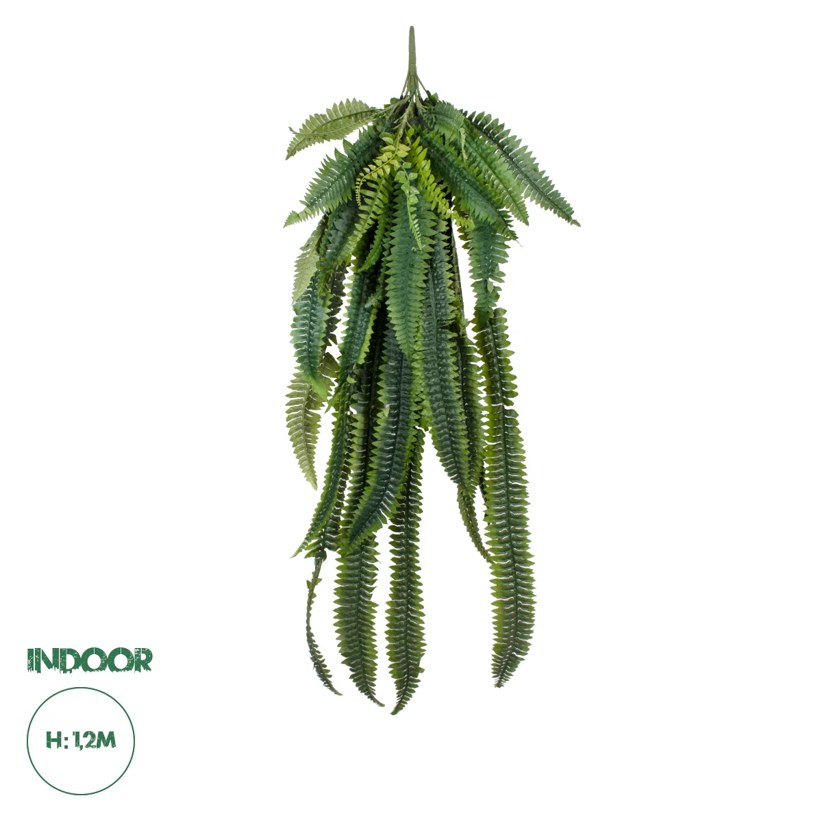 Φωτογραφία προϊόντος: GloboStar® Artificial Garden FERN HANGING BRANCH 20247 Τεχνητό Διακοσμητικό Κρεμαστό Φυτό Φτέρη Υ120cm