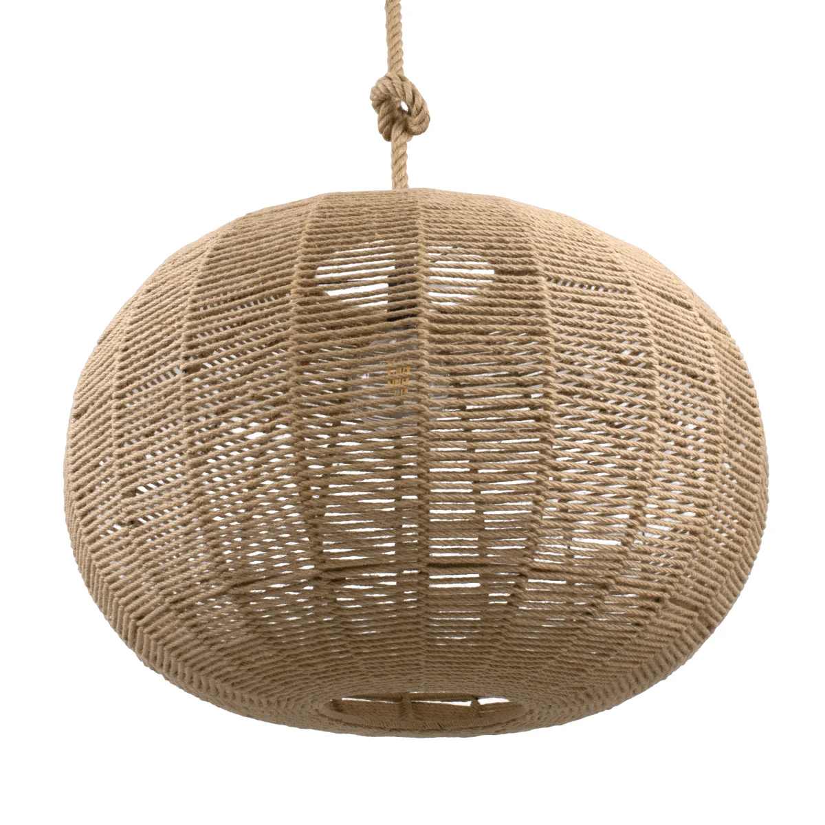 Φωτογραφία προϊόντος: GLOBOSTAR® MANDALA 00732 Boho Κρεμαστό Φωτιστικό Οροφής με Ντουί 1 x E27 AC 220-240V IP20 - Μπεζ - Μ80 x Π80 x Υ60cm