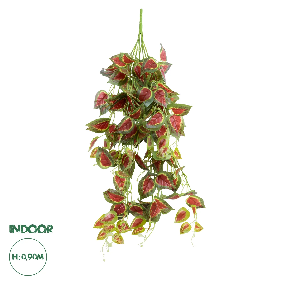 Φωτογραφία προϊόντος: GloboStar® Artificial Garden COLEUS HANGING BRANCH 20255 Τεχνητό Διακοσμητικό Κρεμαστό Φυτό Κολέος Υ90cm