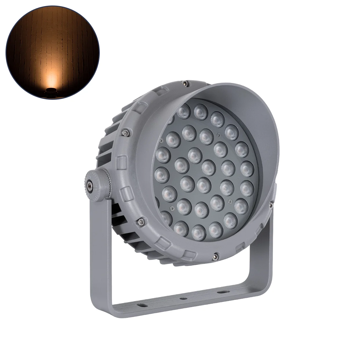 Φωτογραφία προϊόντος: GLOBOSTAR® WINDOWBARI 90586 Φωτιστικό Ανάδειξης Παραθύρων LED 12W 1020lm 8°x180° DC 24V Αδιάβροχο IP67 Ultra Θερμό Λευκό 2200K Dimmable - CREE XPE Chip - Γκρι Ανθρακί - Μ30 x Π4 x