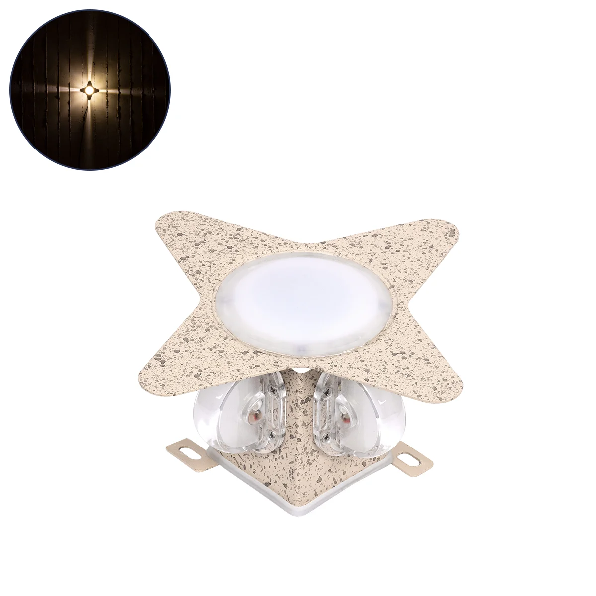 Φωτογραφία προϊόντος: GLOBOSTAR® WALLLIGHT-CINA 90658 Μοντέρνο Φωτιστικό Τοίχου - Απλίκα LED 10W 1100lm 10° AC 220-240V Αδιάβροχο IP65 Θερμό Λευκό 2700K - CREE COB Chip & TÜV SÜD Driver - Μπεζ - Μ18.5 x
