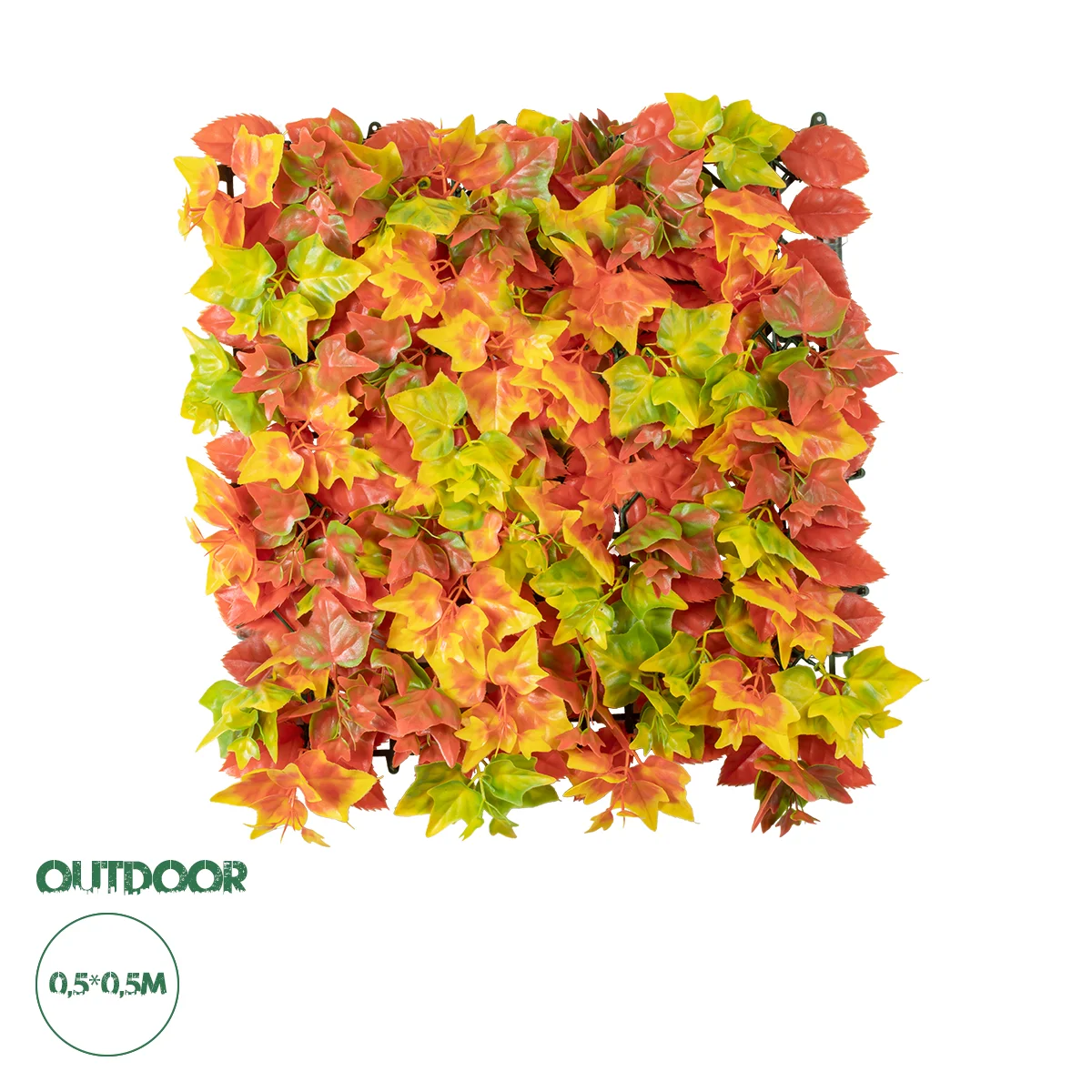 Φωτογραφία προϊόντος: GloboStar® Artificial Garden AUTUMN MAPLE 20349 Τεχνητό Διακοσμητικό Πάνελ Φυλλωσιάς - Κάθετος Κήπος σύνθεση Φθινοπωρινός Σφένδαμος Μ50 x Π50 x Υ10cm