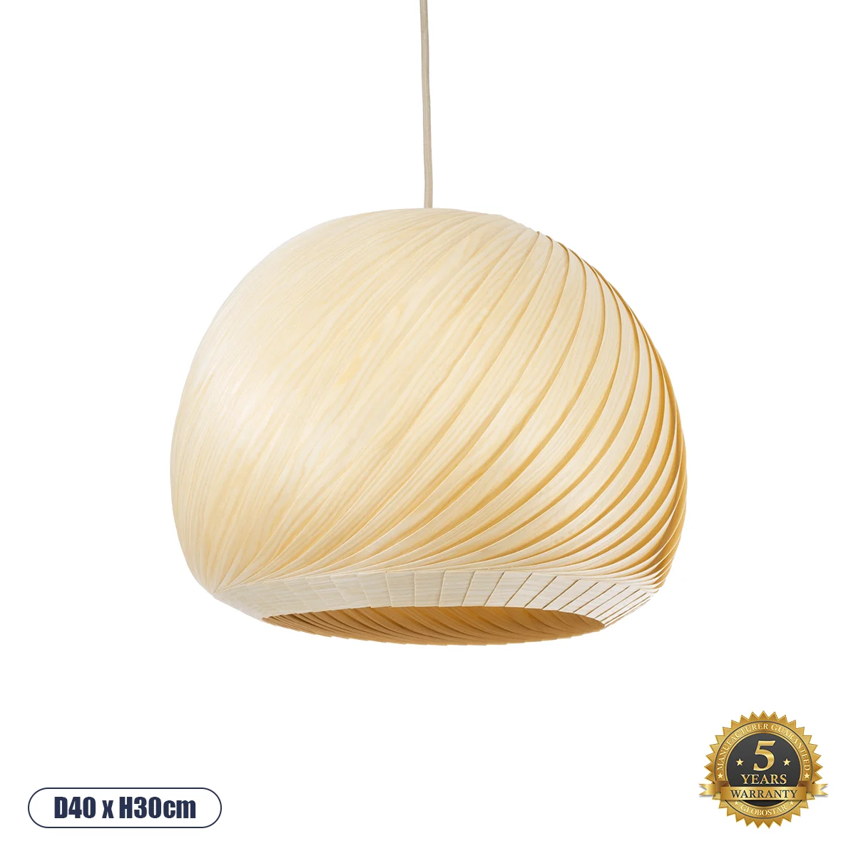Φωτογραφία προϊόντος: GLOBOSTAR® KAILANI 02242 Boho Κρεμαστό Φωτιστικό Οροφής με Ντουί 1 x E27 AC 220-240V IP20 - Μπεζ - Μ40 x Π40 x Υ30cm