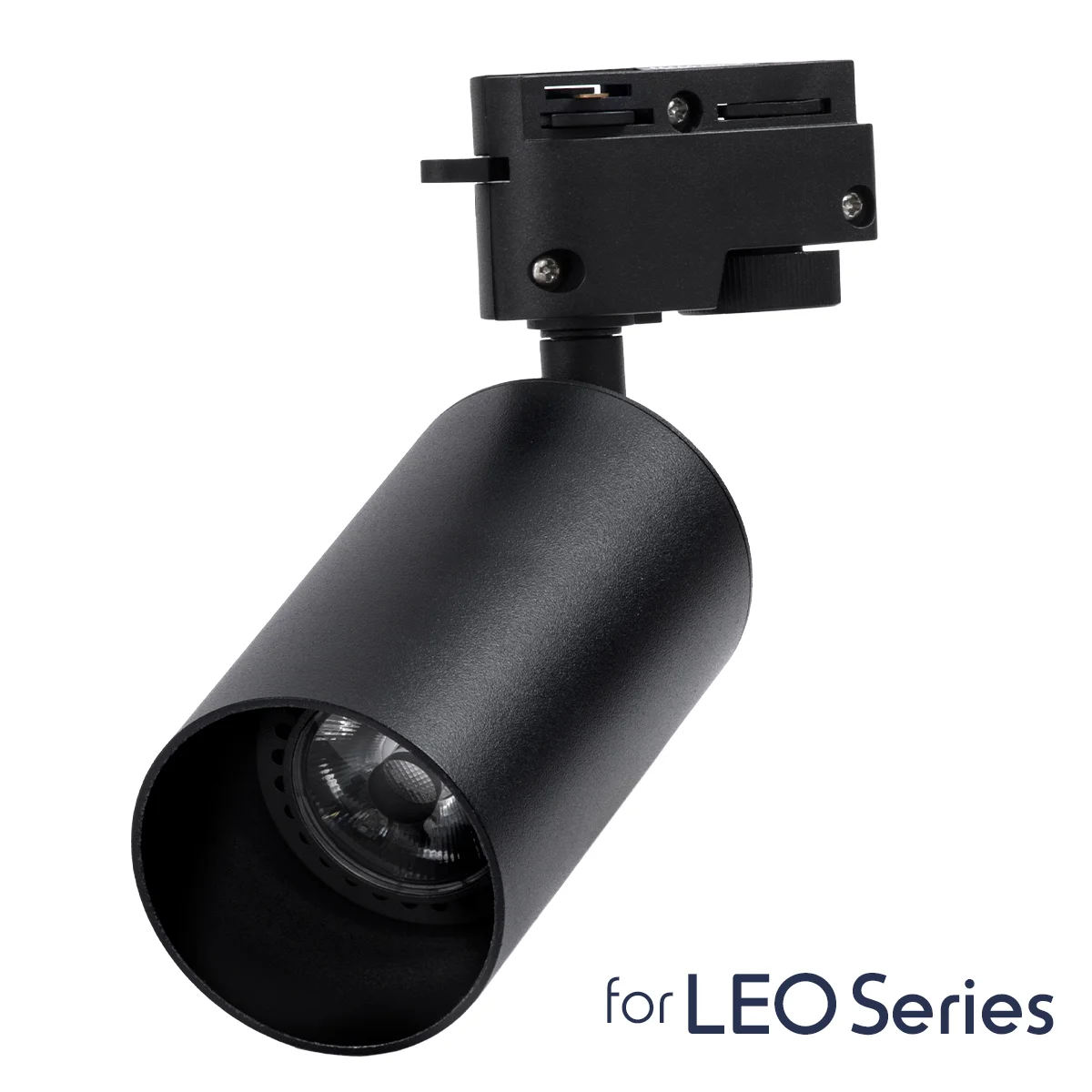 Φωτογραφία προϊόντος: GLOBOSTAR® LEO 60353 Κινούμενο Φωτιστικό Σποτ Ράγας με Ντουί 1 x GU10 AC 220-240V IP20 - Μαύρο Ματ - Μ6 x Π6 x Υ19cm