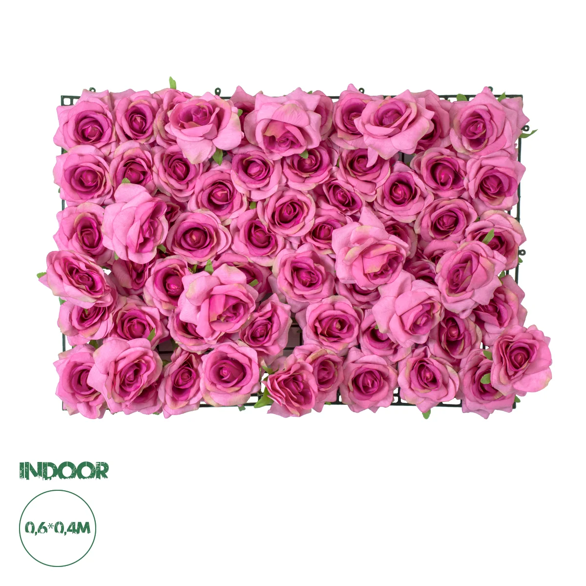 Φωτογραφία προϊόντος: GloboStar® Artificial Garden ROSES STORY 20357 Τεχνητό Διακοσμητικό Πάνελ Λουλουδιών - Κάθετος Κήπος σύνθεση Βυσσινί Τριαντάφυλλα Μ40 x Π60 x Υ15cm