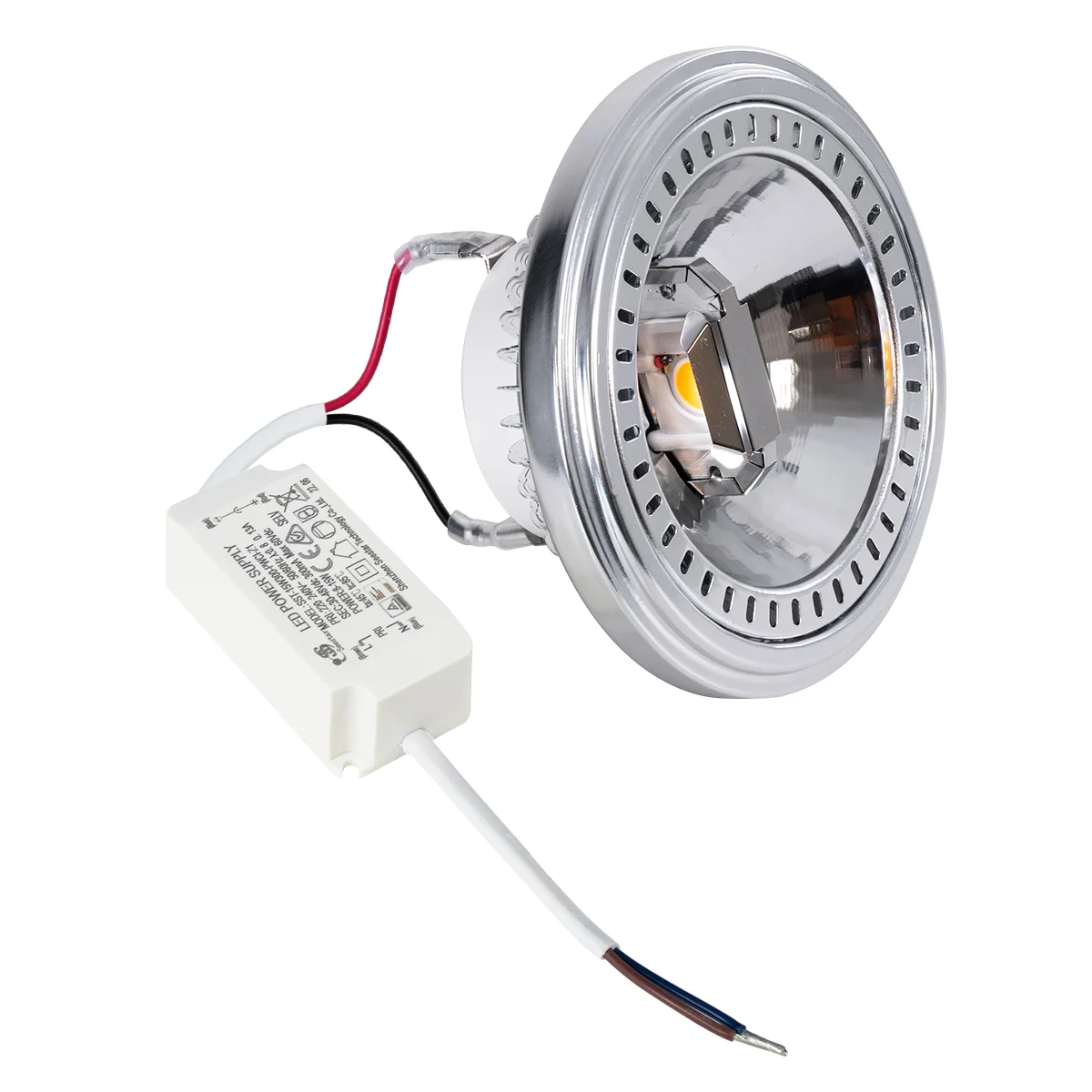 Φωτογραφία προϊόντος: GLOBOSTAR® DARKO 60380 Σποτ AR111 LED 14W 1582lm 40° AC 220-240V IP20 Θερμό Λευκό 2700K - Indirect Anti-Glare Reflector - Bridgelux High Lumen COB Gen2 & TÜV SÜD Driver - Μ11.1 x Π