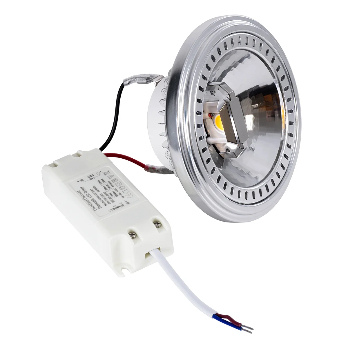 Φωτογραφία προϊόντος: GLOBOSTAR® DARKO 60382 Σποτ AR111 LED 14W 1638lm 40° AC 220-240V IP20 Φυσικό Λευκό 4500K Dimmable - Indirect Anti-Glare Reflector - Bridgelux High Lumen COB Gen2 & TÜV SÜD Driver -