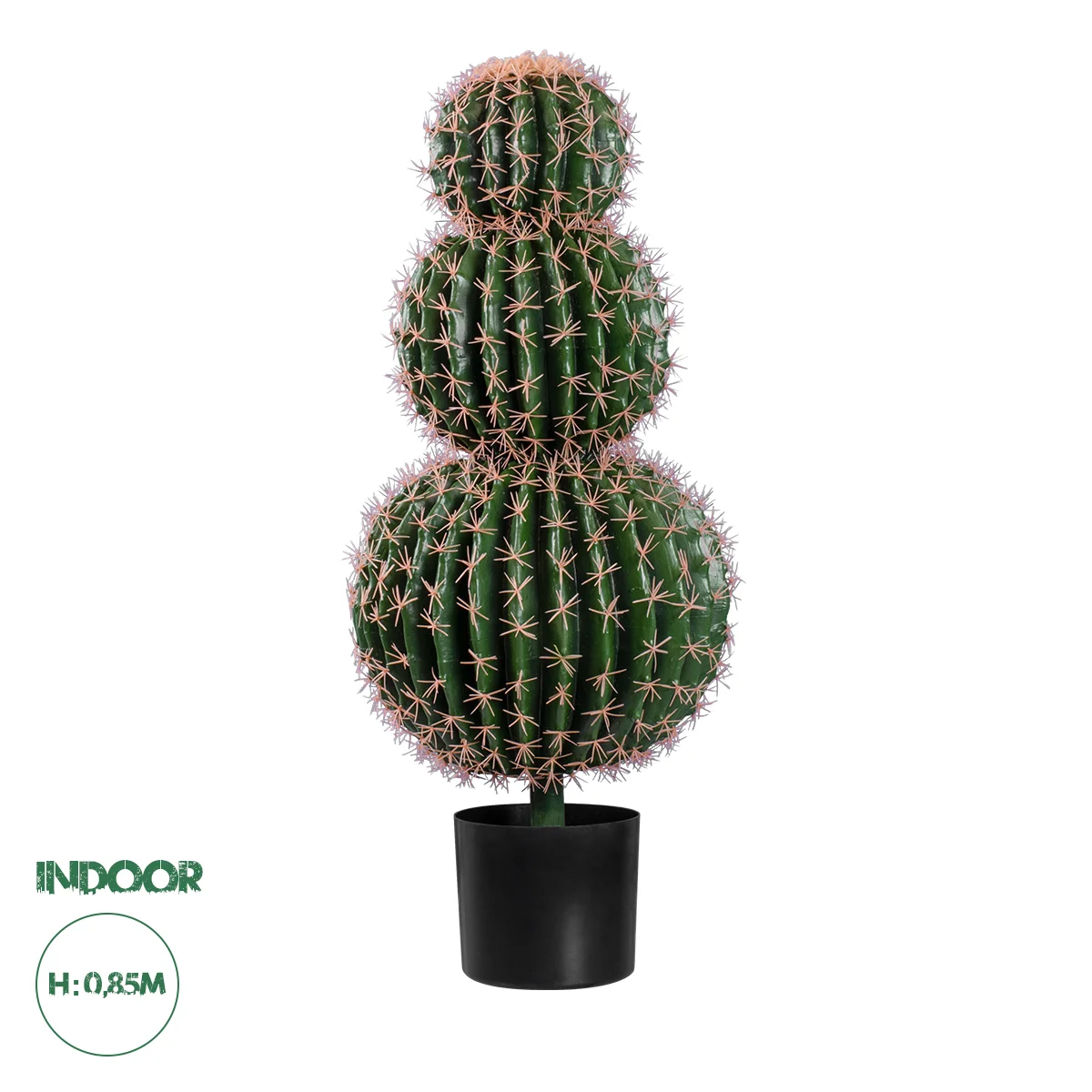 Φωτογραφία προϊόντος: GloboStar® Artificial Garden FEROCACTUS 20137 Τεχνητό Διακοσμητικό Φυτό Φερόκακτος Υ85cm
