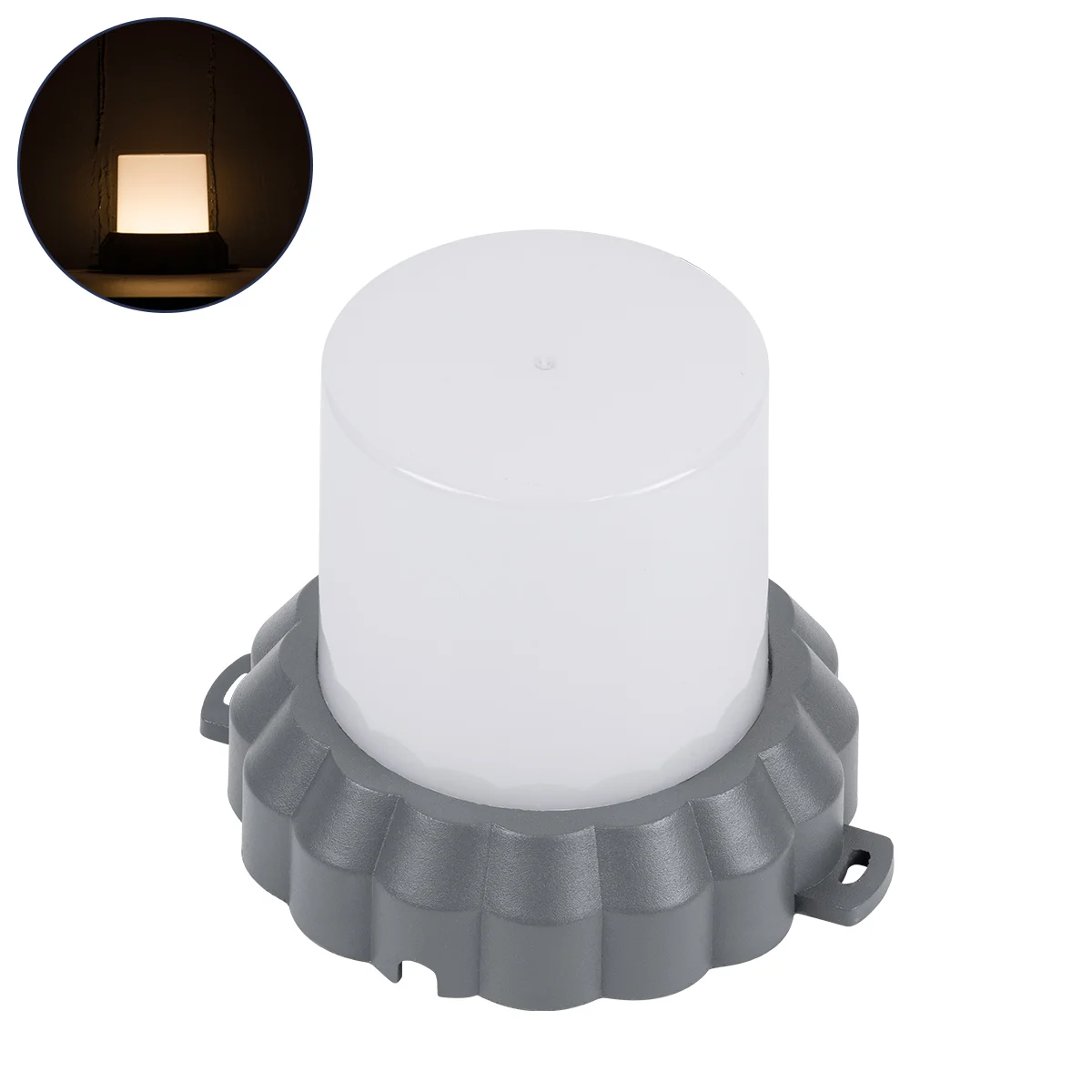 Φωτογραφία προϊόντος: GLOBOSTAR® WALLLIGHT-MONA 90629 Μοντέρνο Φωτιστικό Τοίχου - Απλίκα LED 12W 1320lm 360° DC 24V Αδιάβροχο IP65 Θερμό Λευκό 2700K - CREE COB Chip & TÜV SÜD Driver - Γκρι Ανθρακί Ματ -