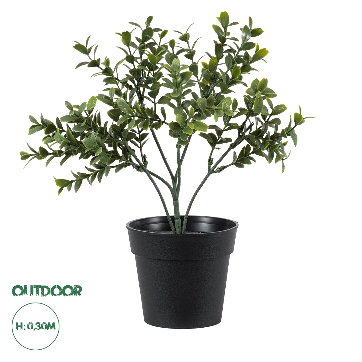 Φωτογραφία προϊόντος: GloboStar® Artificial Garden BUXUS 20388 Τεχνητό Διακοσμητικό Φυτό Πυξός Υ30cm