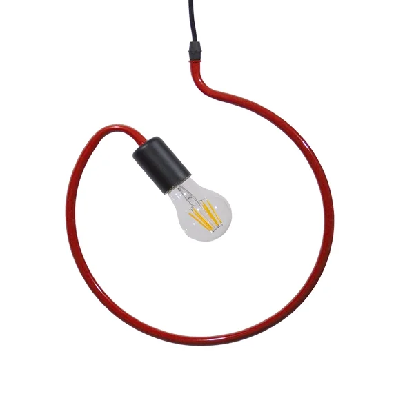 Φωτογραφία προϊόντος: GLOBOSTAR® LIBBY 01095-1 Παιδικό Κρεμαστό Φωτιστικό Οροφής με Ντουί 1 x E27 AC 220-240V IP20 - Κόκκινο - Μ28 x Π28 x Υ16cm