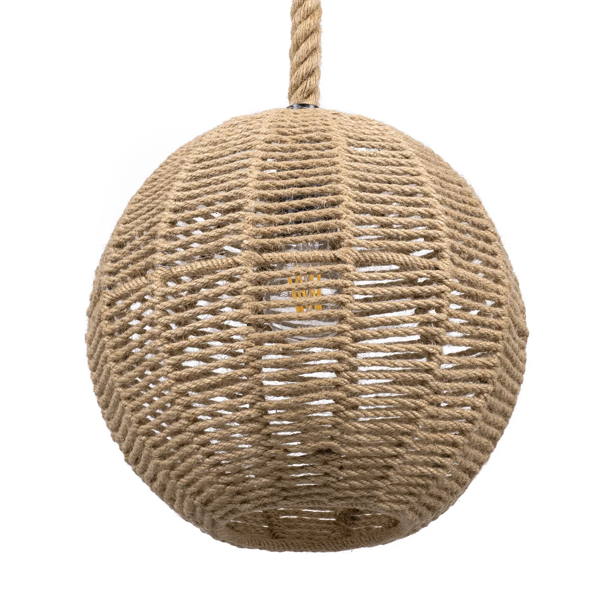 Φωτογραφία προϊόντος: GLOBOSTAR® MANDALA 00731 Boho Κρεμαστό Φωτιστικό Οροφής με Ντουί 1 x E27 AC 220-240V IP20 - Μπεζ - Μ30 x Π30 x Y30cm