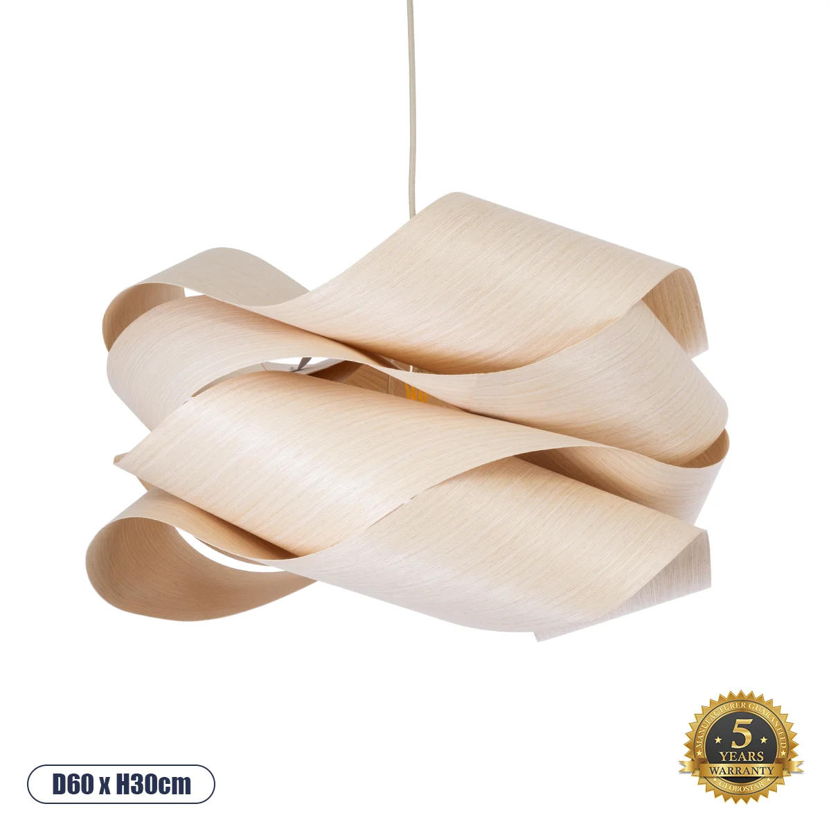 Φωτογραφία προϊόντος: GLOBOSTAR® SARDIGNA 02181 Boho Κρεμαστό Φωτιστικό Οροφής με Ντουί 1 x E27 AC 220-240V IP20 - Μπεζ - Μ60 x Π60 x Υ30cm
