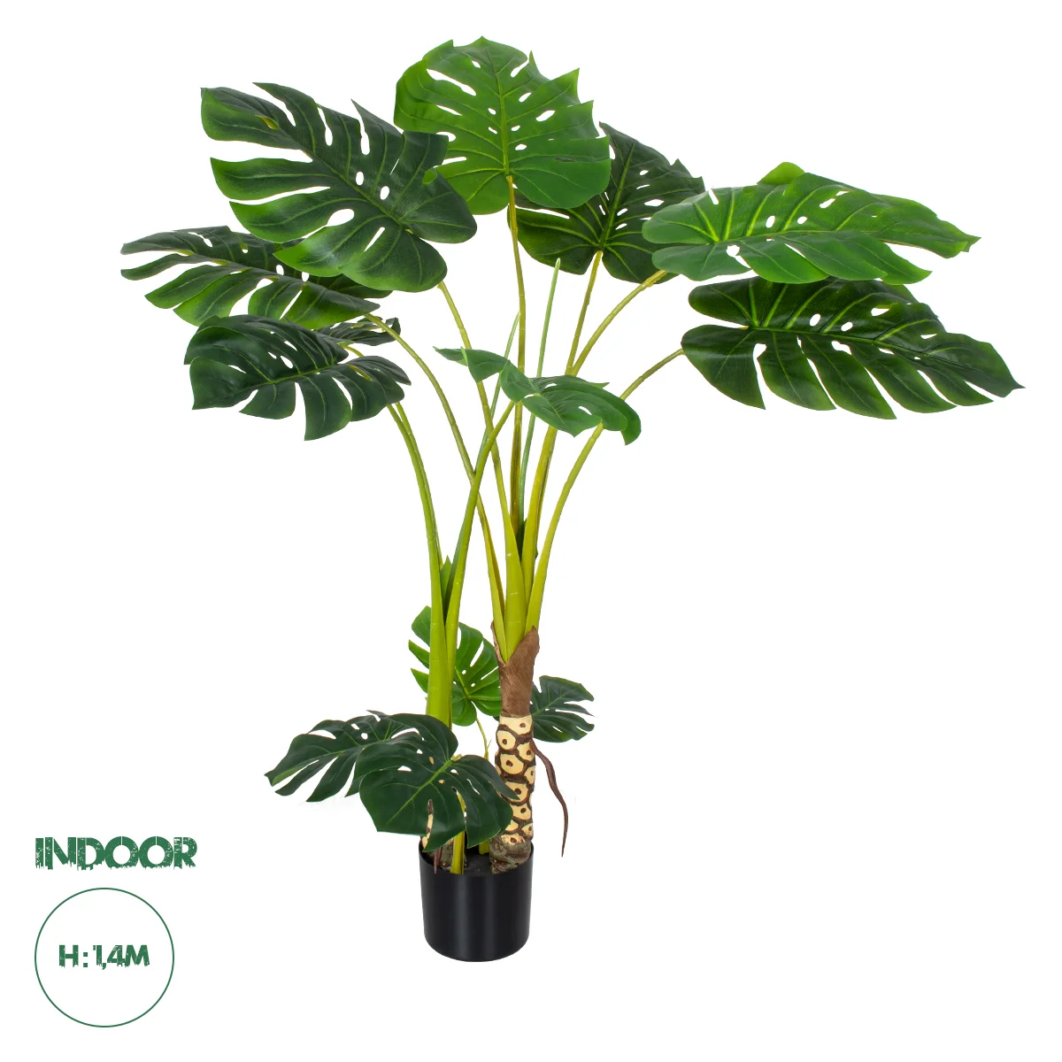 Φωτογραφία προϊόντος: GloboStar® Artificial Garden MONSTERA PLANT 20004 - Τεχνητό Διακοσμητικό Φυτό Μονστέρα Υ140cm