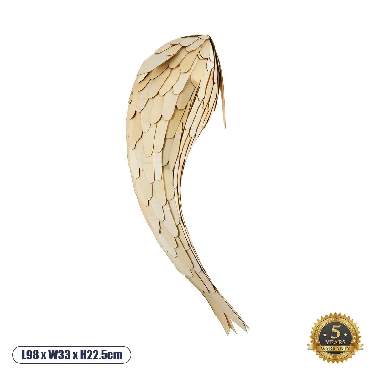Φωτογραφία προϊόντος: GLOBOSTAR® GOURAMI 02359 Boho Φωτιστικό Τοίχου - Απλίκα με Ντουί 1 x E27 AC 220-240V IP20 - Μπεζ - Μ98 x Π33 x Υ22.5cm