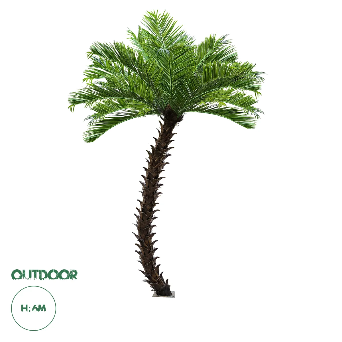 Φωτογραφία προϊόντος: GloboStar® Artificial Garden PHOENIX ROEBELENII PALM TREE 20597 Τεχνητό Διακοσμητικό Φυτό Φοινικόδεντρο Ρομπελίνι Εξωτερικού Χώρου IP68 UV Certified Protection Υ600cm