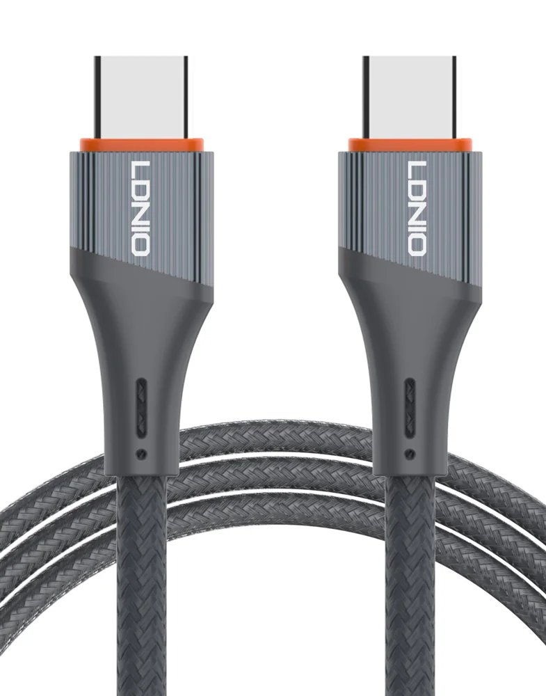 Φωτογραφία προϊόντος: LDNIO καλώδιο USB-C σε USB-C LC631C, 65W PD, 1m, γκρι