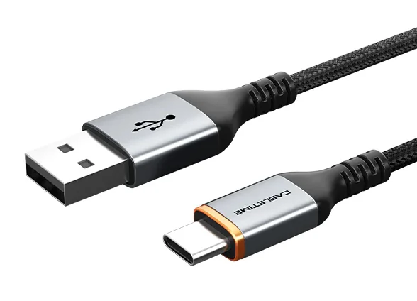 Φωτογραφία προϊόντος: CABLETIME καλώδιο USB σε USB-C CT-AMCM3A, 3A, 2m, μαύρο