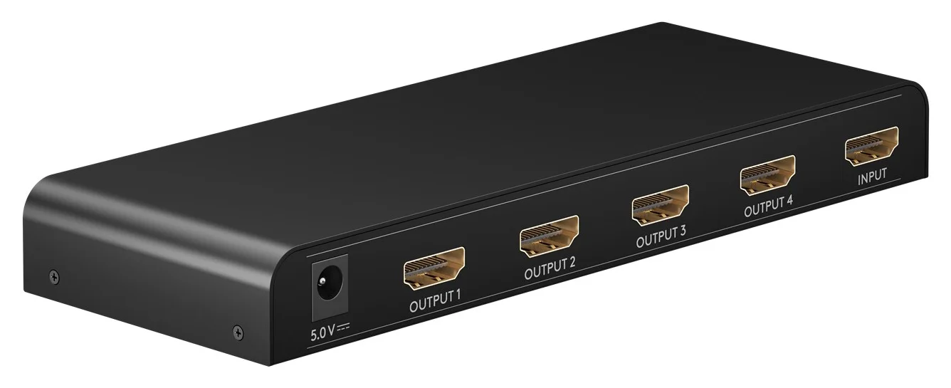 Φωτογραφία προϊόντος: GOOBAY HDMI splitter 58482, 1-in σε 4-out, 4K/30Hz, μαύρο