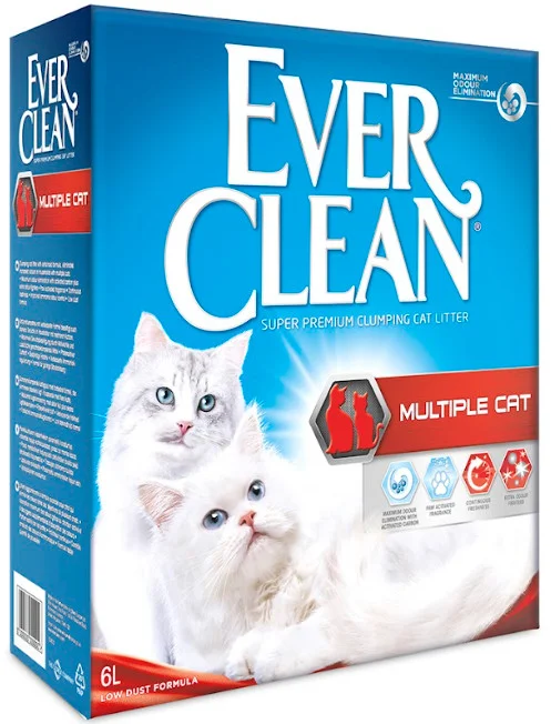 Φωτογραφία προϊόντος: Everclean multiple cat αρωματική άμμος υγιεινής 10Lt EVERCLEAN (5060255492253)