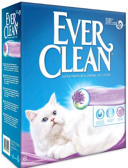 Φωτογραφία προϊόντος: Everclean άμμος υγιεινής με άρωμα λεβάντας 10Lt EVERCLEAN (5060255492291)