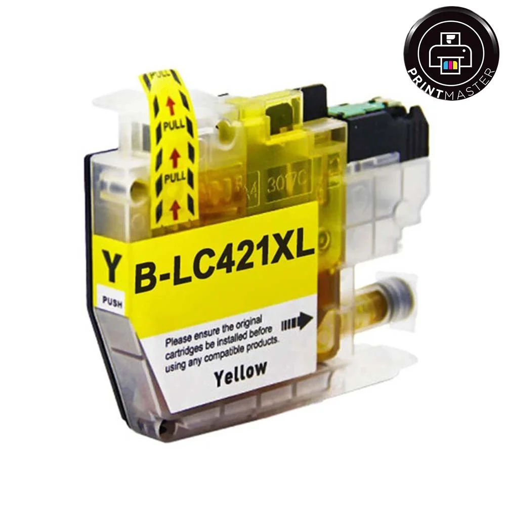 Φωτογραφία προϊόντος: Συμβατό μελάνι Brother LC- 421 XL Y (LC421XLM) (Yellow)