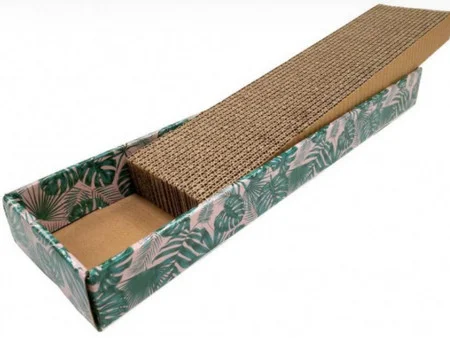 Φωτογραφία προϊόντος: Croci Homedecor ονυχοδρόμιο από χαρτόνι Texture Leaves 48x12,5x5cm Croci