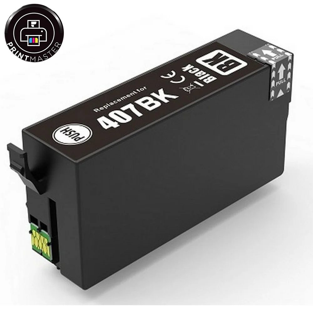 Φωτογραφία προϊόντος: Συμβατό μελάνι Epson Black 407XL (C13T07U140)